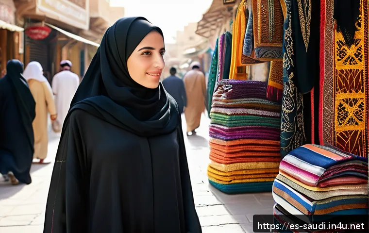 사우디아라비아에서 금지된 물품 및 규정 - A modestly dressed Middle Eastern woman in a traditional black abaya and light scarf, standing in a ...